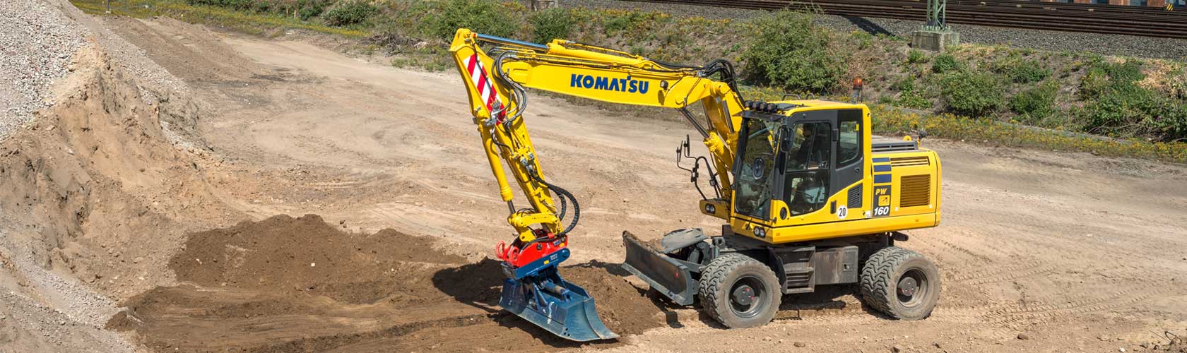 Excavadoras de Ruedas Sur Komat