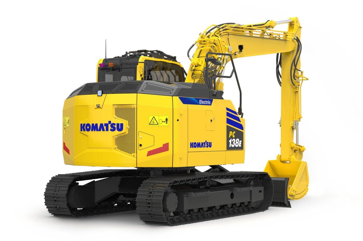 ¡Excavadora eléctrica de 13t equipada con batería de iones de litio!